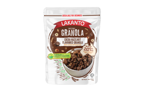 LAKANTO Cocoa Hazelnut Flavoured Granola